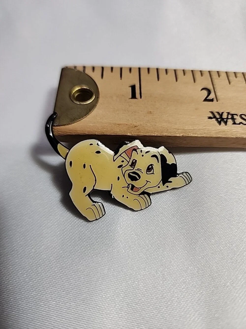 Vintage Disney 101 Dalmatians Puppy Wagging Its Tail Lapel Trading Pin